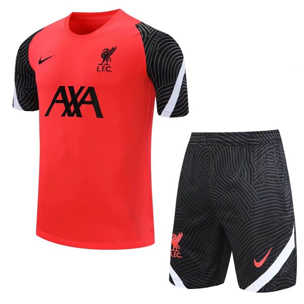 Entrenamiento Liverpool Conjunto Completo 2020/21 Rojo Negro